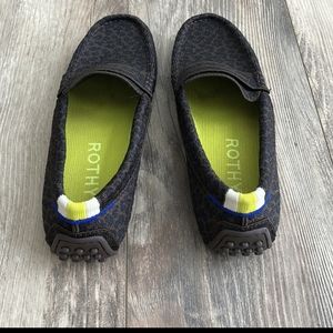 Rothy's The Driver, Chocolate Spot Brown Loafers Shoes Limited Edition Size 8